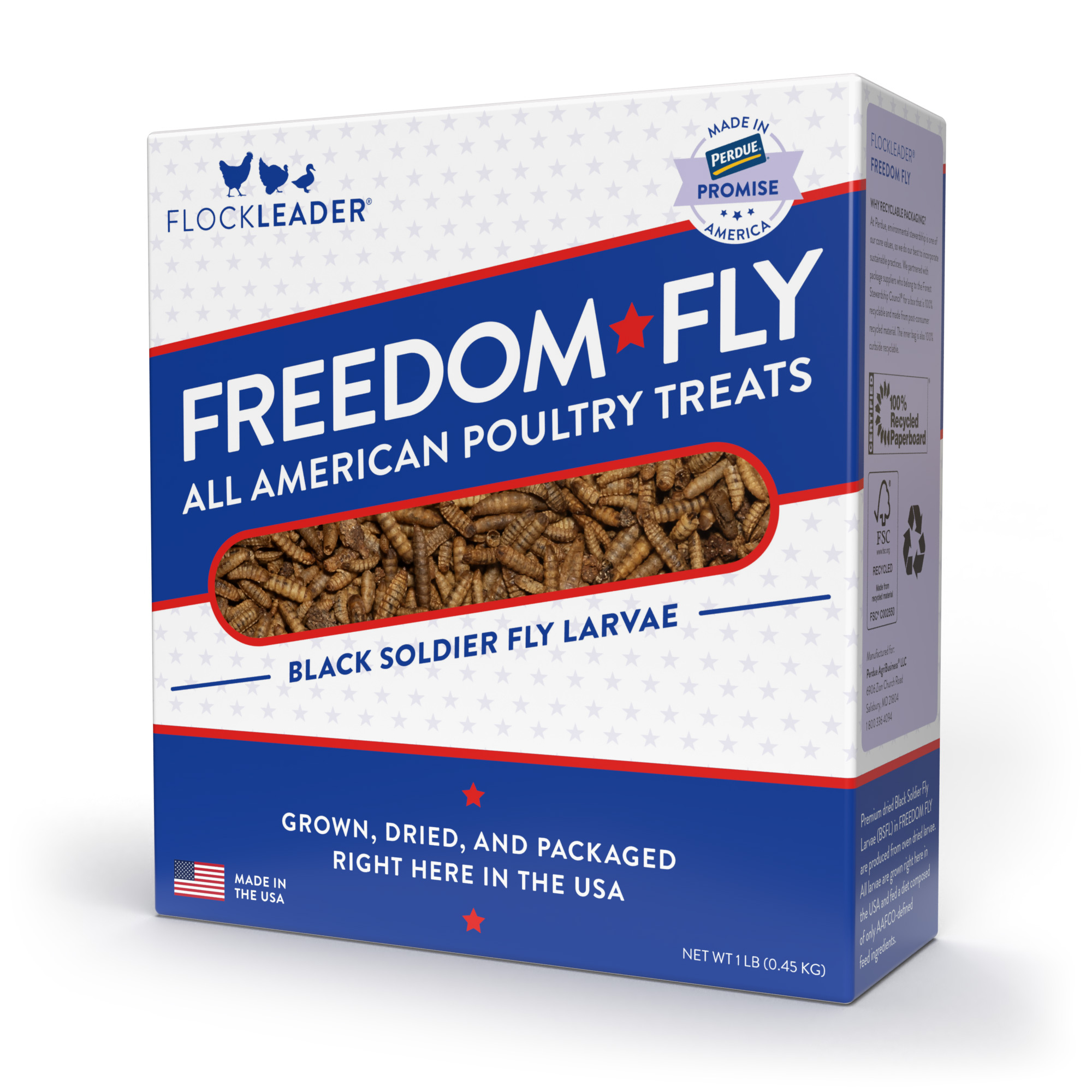 Freedom Fly FREEDOM FLY - All American Dried Black Soldier Fly Larvae Poultry Trea ...