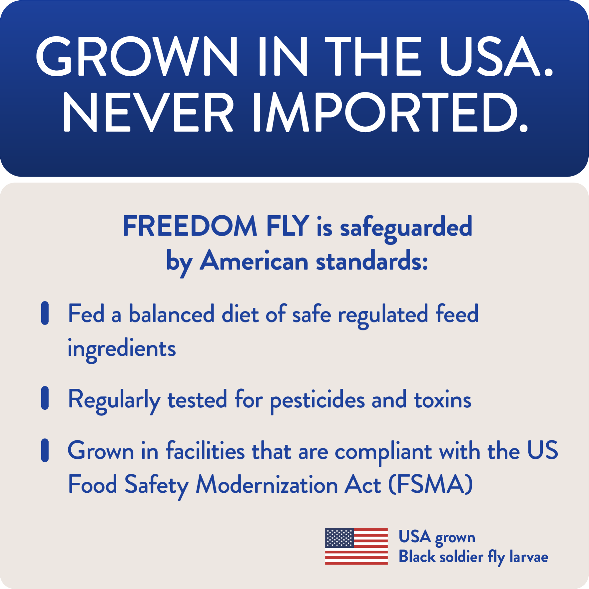 Freedom Fly FREEDOM FLY - All American Dried Black Soldier Fly Larvae Poultry Trea ...