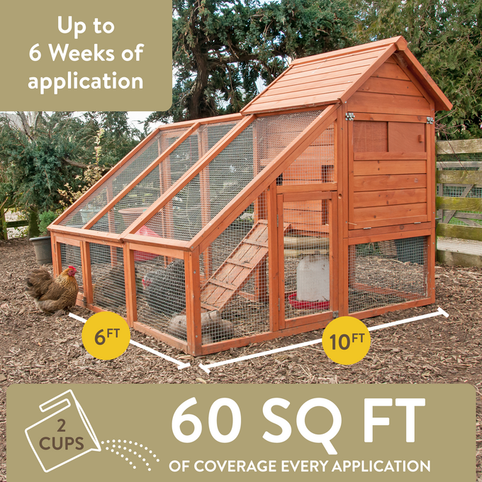 HEALTHY COOP - Litter Additive for Chicken Coop with Probiotic & Acidifier, Reduces Odor, Wetness & Bacteria