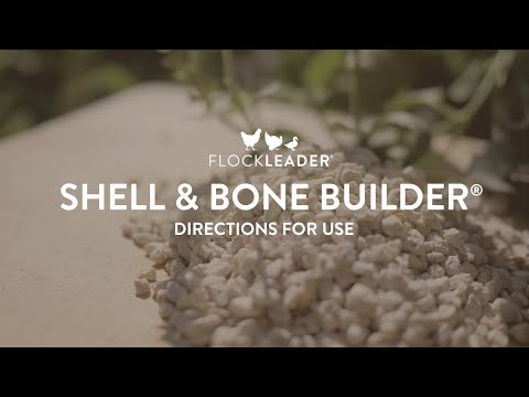 SHELL & BONE BUILDER - All Natural Calcium Supplement for Laying Hens to Support Strong Eggshells and Bone Health