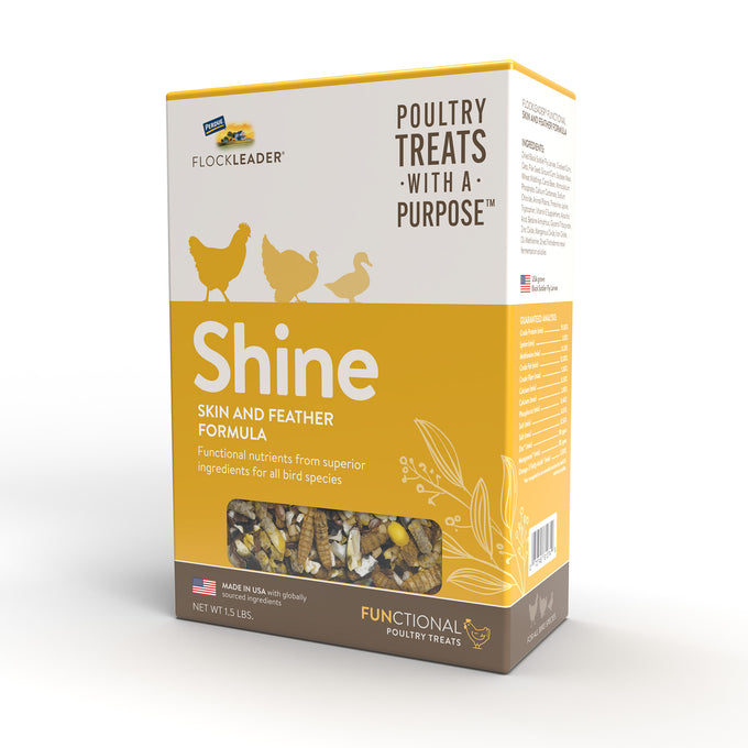 SHINE - Functional Poultry Treats for Skin & Feather Support